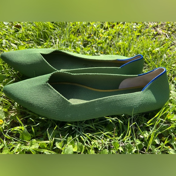 Rothy’s The Point sz 12.5 in Green - Picture 2 of 7